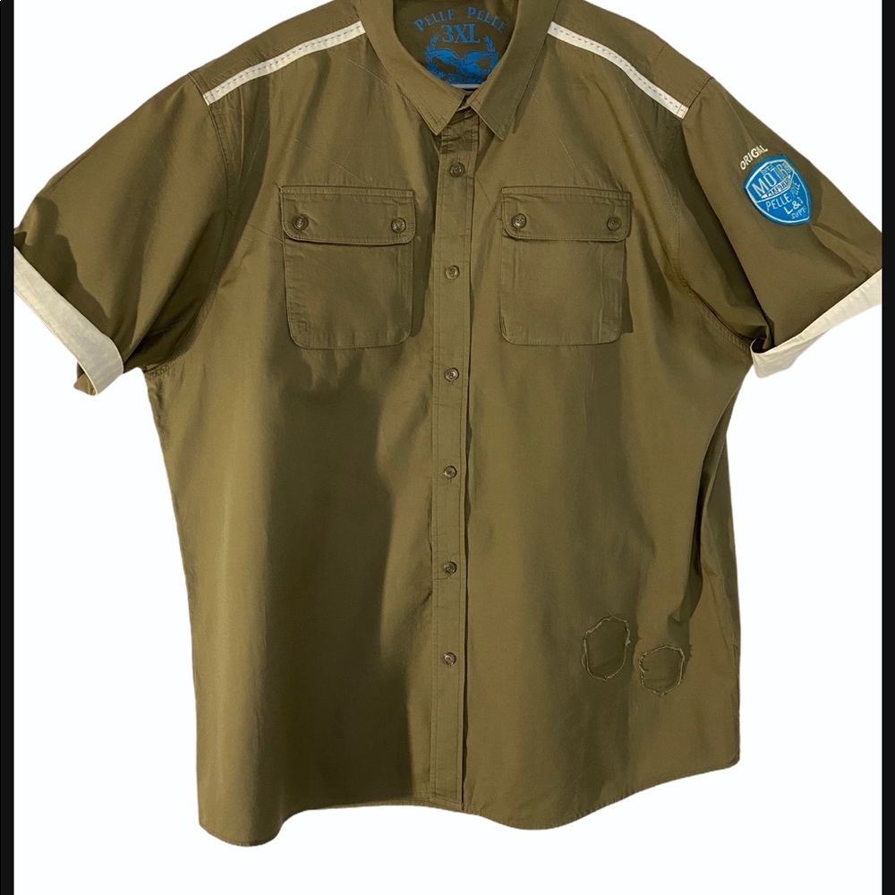 Men’s Pelle Pelle button down shirt